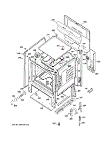 02 - Body Parts parts for Hot Point Range RB526DP1BB / from AppliancePartsPros.com