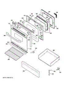 04 - Door & Drawer Parts parts for Hot Point Range RGB790DEP1BB / from AppliancePartsPros.com