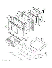 04 - Door & Drawer Parts parts for Hot Point Range RGB790SEHDSA / from AppliancePartsPros.com