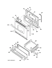 04 - Door & Drawer Parts parts for Hot Point Range RGB540SEH8SA / from AppliancePartsPros.com