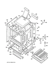 03 - Body Parts parts for Hot Point Range RGB528PEN2BB / from AppliancePartsPros.com