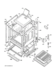 03 - Body Parts parts for Hot Point Range RGB524PPH5WH / from AppliancePartsPros.com