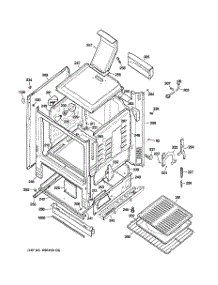 03 - Body Parts parts for Hot Point Range RGB533CEHACC / from AppliancePartsPros.com