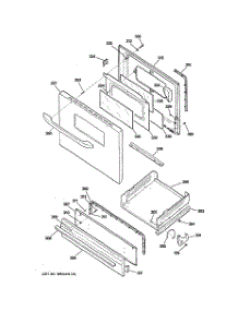 04 - Door & Drawer Parts parts for Hot Point Range RGB528PEN1BB / from AppliancePartsPros.com