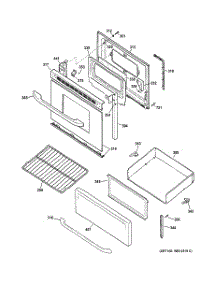 03 - Door & Drawer Parts parts for Hot Point Range RB540SH3SA / from AppliancePartsPros.com