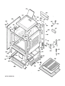 03 - Body Parts parts for Hot Point Range RGB524PEH4CT / from AppliancePartsPros.com