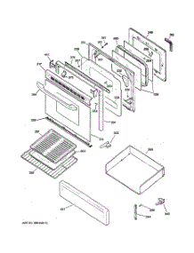 04 - Door & Drawer Parts parts for Hot Point Range RGB746WEHAWW / from AppliancePartsPros.com