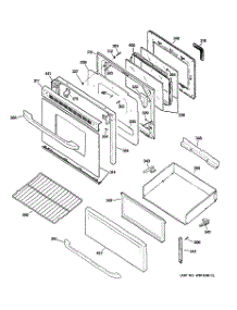 03 - Door & Drawer Parts parts for Hot Point Range RCB790SJ3SA / from AppliancePartsPros.com
