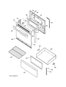 03 - Door & Drawer Parts parts for Hot Point Range RCBS787WJ3WW / from AppliancePartsPros.com