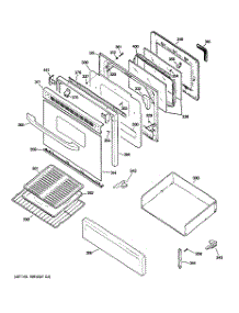 04 - Door & Drawer Parts parts for Hot Point Range RGB790CEK3CC / from AppliancePartsPros.com