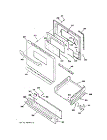 04 - Door & Drawer Parts parts for Hot Point Range RGB526DET2BB / from AppliancePartsPros.com
