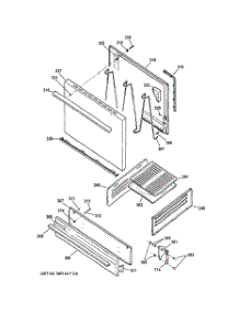 04 - Door & Drawer Parts parts for Hot Point Range RGB518PCD1CT / from AppliancePartsPros.com