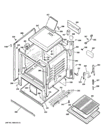 03 - Body Parts parts for Hot Point Range RGB524PET2WH / from AppliancePartsPros.com