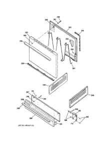 04 - Door & Drawer Parts parts for Hot Point Range RGB524PET2WH / from AppliancePartsPros.com