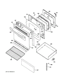 03 - Door & Drawer Parts parts for Hot Point Range RB787DP2BB / from AppliancePartsPros.com