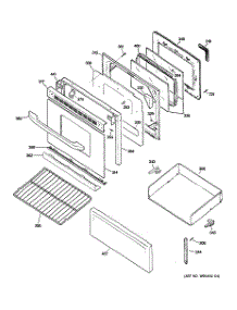 03 - Door & Drawer Parts parts for Hot Point Range RB792DR1WW / from AppliancePartsPros.com