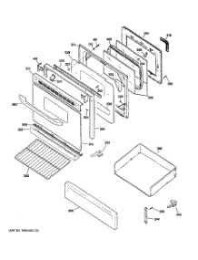 04 - Door & Drawer Parts parts for Hot Point Range RGB790DER1WW / from AppliancePartsPros.com