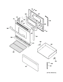 03 - Door & Drawer Parts parts for Hot Point Range RB540SP2SA / from AppliancePartsPros.com