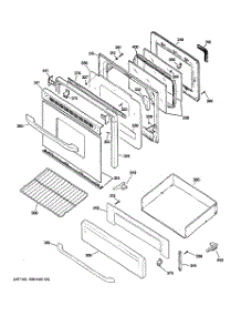 04 - Door & Drawer Parts parts for Hot Point Range RGB790SEP2SA / from AppliancePartsPros.com