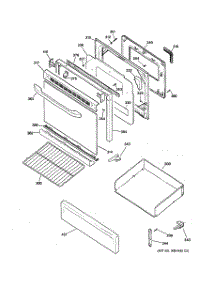04 - Door & Drawer Parts parts for Hot Point Range RGB740DEP2WH / from AppliancePartsPros.com