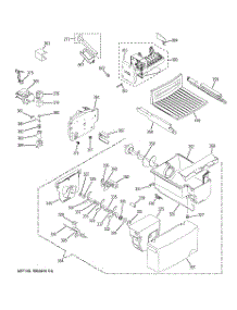 05 - Ice Maker & Dispenser parts for Hot Point Refrigerator HSS22GFTNWW / from AppliancePartsPros.com