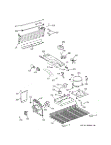 03 - Unit Parts parts for Hot Point Refrigerator HTS17CBTDRBB / from AppliancePartsPros.com