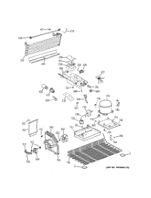 03 - Unit Parts parts for Hot Point Refrigerator HTH16BBXZRCC / from AppliancePartsPros.com