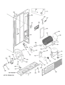 08 - Sealed System & Mother Board parts for Hot Point Refrigerator HSS25GFTICC / from AppliancePartsPros.com