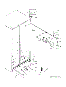 06 - Fresh Food Section parts for Hot Point Refrigerator HSS22GFTGWW / from AppliancePartsPros.com