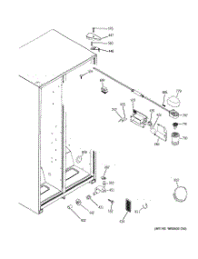 06 - Fresh Food Section parts for Hot Point Refrigerator HSS25GFTGBB / from AppliancePartsPros.com