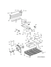 03 - Unit Parts parts for Hot Point Refrigerator HTH16BBXYLCC / from AppliancePartsPros.com