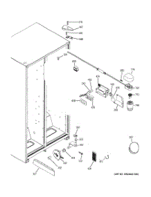 06 - Fresh Food Section parts for Hot Point Refrigerator HSS25IETAWW / from AppliancePartsPros.com