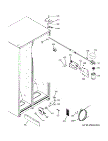 06 - Fresh Food Section parts for Hot Point Refrigerator HSH25IFTFWW / from AppliancePartsPros.com