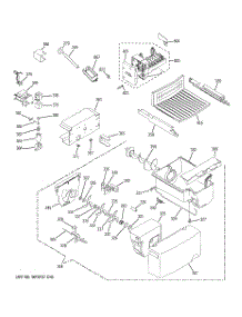 05 - Ice Maker & Dispenser parts for Hot Point Refrigerator HSM25IFTFSA / from AppliancePartsPros.com