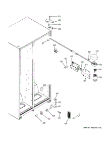 06 - Fresh Food Section parts for Hot Point Refrigerator HSM25GFTESA / from AppliancePartsPros.com
