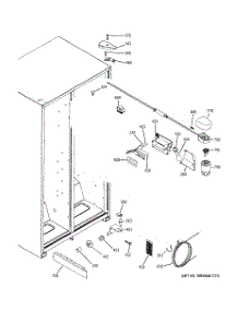 06 - Fresh Food Section parts for Hot Point Refrigerator HSM25IFTDSA / from AppliancePartsPros.com