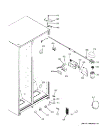 06 - Fresh Food Section parts for Hot Point Refrigerator HSS25GFTBBB / from AppliancePartsPros.com
