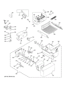05 - Ice Maker & Dispenser parts for Hot Point Refrigerator HSM25GFBBSA / from AppliancePartsPros.com
