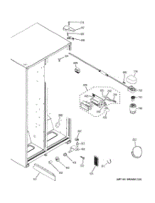 06 - Fresh Food Section parts for Hot Point Refrigerator HSM25GFBBSA / from AppliancePartsPros.com