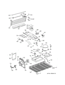 03 - Unit Parts parts for Hot Point Refrigerator HTN17CBD4RCC / from AppliancePartsPros.com