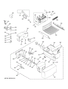 05 - Ice Maker & Dispenser parts for Hot Point Refrigerator HSH25GFBBSA / from AppliancePartsPros.com
