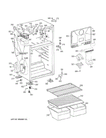 02 - Cabinet parts for Hot Point Refrigerator HTH17BCZ4RWW / from AppliancePartsPros.com