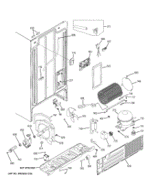 08 - Sealed System & Mother Board parts for Hot Point Refrigerator HSS25GFTPWW / from AppliancePartsPros.com