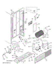 08 - Sealed System & Mother Board parts for Hot Point Refrigerator HSM25GFTPSA / from AppliancePartsPros.com