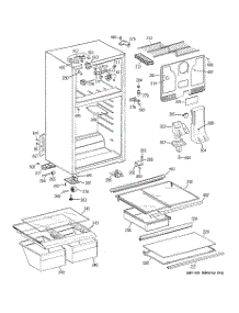 02 - Cabinet parts for Hot Point Refrigerator HTS18GBSFRCC / from AppliancePartsPros.com