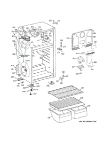 02 - Cabinet parts for Hot Point Refrigerator HTS17BCBHRWW / from AppliancePartsPros.com