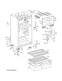 02 - Cabinet parts for Hot Point Refrigerator HTJ17CBT2RSA / from AppliancePartsPros.com