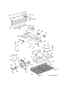 03 - Unit Parts parts for Hot Point Refrigerator HTH18GCT2RWW / from AppliancePartsPros.com