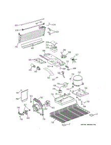 03 - Unit Parts parts for Hot Point Refrigerator HTH17BCZZRWW / from AppliancePartsPros.com