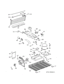 03 - Unit Parts parts for Hot Point Refrigerator HTT16BBSGRWW / from AppliancePartsPros.com